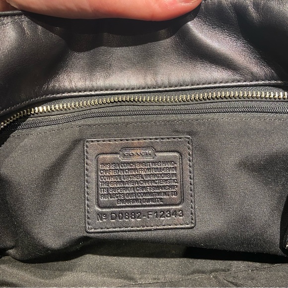 Coach Leather Tote Bag - Picture 8 of 8